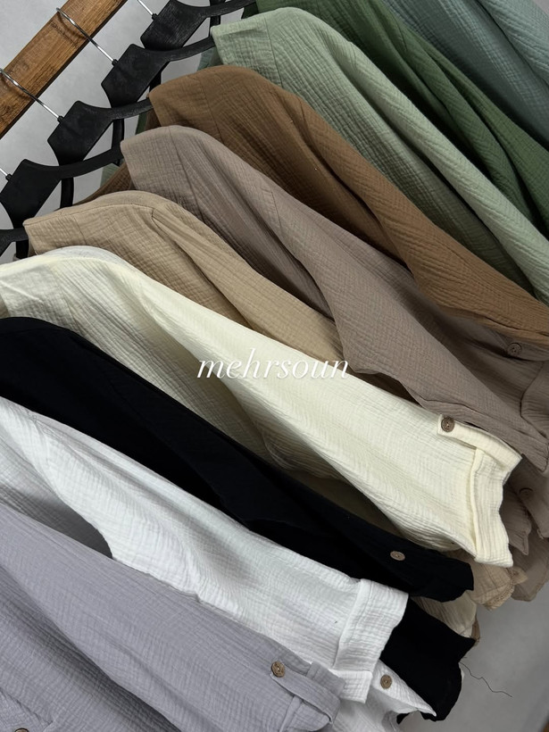 شومیز دبل فیس 3 دکمه