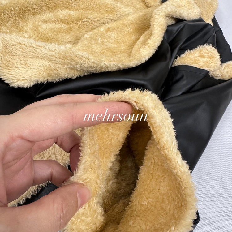 کاپشن بوفالو زنانه داخل خز | کد ۳۸۳